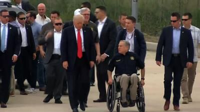 GOP embraces Trump during visit to Texas, border wall | News, Sports ...